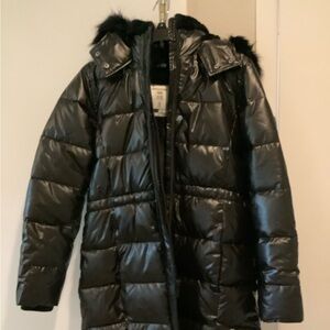 Abercrombie and Fitch Down Coat with fleece lining.